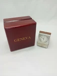 Geneva Travel Clock Self Stand With Box. Fixed Price $15.00.