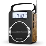Jeujug Portable Am Fm Digital Radios Clock With Bluetooth RETRO-1. Fixed Price $49.91.