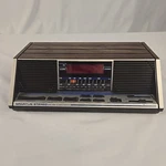 Vintage Spartus Alarm Clock Buzzer 0112-64 Am/fm Radio Wood Grain Tested. Fixed Price $16.99.