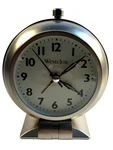 Westclox Bell Alarm Clock. Metal Case/lighted Dial, Battery Operated, No Ticking. Fixed Price $22.95.