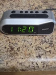 Sharp Digital Small Alarm Clock Led Display Battery Backup Snooze Model SPC100. Fixed Price $20.00.