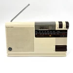 Vintage Kitchen Campaign Am/fm Radio With Digital Clock 7-4208B Tested. Fixed Price $27.99.