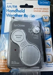 La Crosse Gray Am/fm Noaa Weather Band Handheld Radio Model 809-905. Fixed Price $17.56.