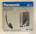 Panasonic RF-411 Fm Stereo Headphones New In Box. Fixed Price $19.99.