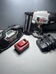 Porter Cable Cordless Nailer & Jobsite Radio Lot. Fixed Price $150.00.