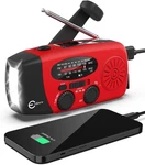 Emergency Hand Crank Radio 7400MWH With 3 Led Flashlight, Am/fm/noaa Portable We. Fixed Price $23.59.