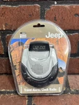 Jeep Travel Alarm Clock Radio Jxtcr With Earphone Jack. Fixed Price $17.14.