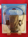 Vintage Am/fm Stereo Headset Radio 7-1637S Headphones Belt Clip Sealed. Fixed Price $14.99.