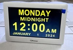 Soobest Digital Dementia Alarm Clock Large Display For Elderly Medication. Fixed Price $20.00.
