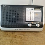 Emerson RP6251 Am/fm Weather Band Portable Radio W/digital Clock Antenna Camping. Fixed Price $10.97.