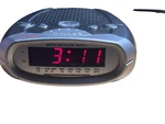 Sylvania Model SCR1276 Am/fm Alarm Clock Radio Ac/battery Powered. Fixed Price $9.99.