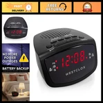 Dual Alarm Clock With 0.6" Red Led Display, Fm Radio, 20 Presets, Snooze &. Fixed Price $36.89.