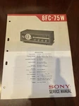 Original 8FC-75W Sony Service Manual. Fixed Price $24.71.