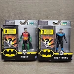 Lot Of 2 Action Figures Dc Spin Master Batman 4" 1ST Edition Nightwing And Robin. Fixed Price $39.95.