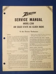 Zenith C288 Radio Service Repair Manual Factory Original The Real Thing # RA13. Fixed Price $8.37.