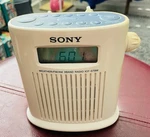 Sony Shower Radio Icf S79W Fm / Am Weather Band Tested Working. Fixed Price $29.55.