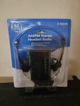 Ge Am/fm Stereo Headset Radio 7-1637S Belt Clip W/ New. Fixed Price $30.00.