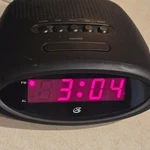 Gpx Am/fm Digital Alarm Clock Radio, Model C200B Black, Tested Works. Fixed Price $16.88.