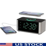 Wireless Charger Alarm Clock Bluetooth Digital Display Usb Charging Home Office. Fixed Price $70.59.