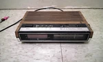 Vintage General Electic Red Digital Alarm Clock Am/fm Radio Model 7-4630A. Fixed Price $9.99.