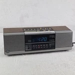 Vintage Am/fm Stereo Clock Radio Woodgrain Dual Alarm Model 7-4945A Tested. Fixed Price $26.69.