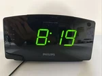 Philips Big Display AJ3400/37 Digital Alarm Clock Fm Radio Battery Backup Black. Fixed Price $15.99.