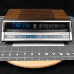 Vintage 7-4662A 1984 Digital Clock Radio Woodgrain Top Tested & Works Nice. Fixed Price $68.29.
