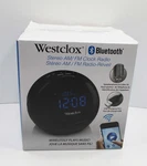 Westclox 81013 Bluetooth Am/fm Stereo Alarm Clock Radio. Fixed Price $18.09.