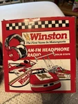 Winston Motorsports Vintage Wireless Am/fm Radio Headphone Headset Non Working. Fixed Price $10.00.