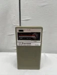 Vintage Emerson P3744A Fm/am 2-BAND Radio Receiver Portable Battery-parts Only. Fixed Price $6.95.
