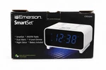 Emerson Smartset, Dual Alarm, Night Decor, 4 Level Dimmer Clock. Fixed Price $15.00.