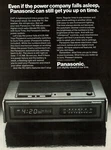 Vintage Print 1979 Panasonic Fm/am Electronic Digital Clock Radio RC-320. Fixed Price $9.95.