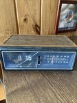 Vintage 1982 General Electric Flip Clock Radio Alarm 7-4303G Acceptable Parts. Fixed Price $44.00.