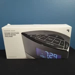 Sharper Image Sound Soother White Noise Machine & Radio Alarm Clock. Fixed Price $50.00.