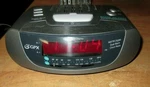 Gpx D606 Dual Alarm Clock Am Fm Radio Gray Night Light. Fixed Price $15.99.
