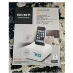 (new) Sony Dream Machine ICF-C05IP Fm Clock Radio Dock For Ipod/iphone White. Fixed Price $38.99.
