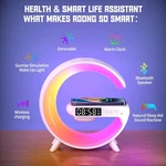 Led Mini-g Night Light Alarm Clock Bluetooth Connection Audio W/ Charging Usa. Fixed Price $29.99.