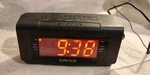 Craig Dual Alarm Clock Radio Large Display CR45372 Black 1.2" Red. Fixed Price $9.25.