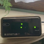 Vintage Spartus Alarm Clock 1156-61 Works Green Led. Fixed Price $12.99.