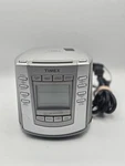 Timex T300SW Nature Sounds Am/fm Radio Alarm Clock Wake Sleep Buzzer Tested. Fixed Price $9.95.