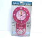 Water Resistant Shower Clock Radio Model TR-93 Lenoxx Am/fm Hot Pink New Sealed. Fixed Price $27.50.