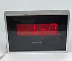 Vintage Micronta Red Led Wall / Desk Clock -tandy Corp 63-805B. Fixed Price $24.99.