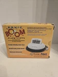 Sonic Alert Boom Portable Vibrating Alarm Clock Sbp 100 Travel Size. Never Used. Fixed Price $21.59.