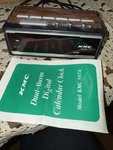 Kmc Model 907A Clock-dual Alarm-red DIGIT-1983-CORDED-TESTED Works. Fixed Price $14.99.