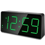 Peakeep Digital Alarm Clock Battery Operated Large Display Loud Green. Fixed Price $22.89.