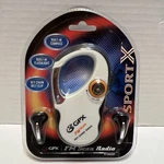 Gpx Sport White Fm Auto Scan Radio Key Chain W/ Headphones Flashlight Compass. Fixed Price $12.99.