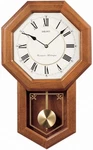 Seiko Light Oak Traditional Schoolhouse Wall Clock Chime & Pendulum Open Box. Fixed Price $99.99.
