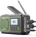 Siyegk Emergency Weather Radio 5000MAH Power Bank Solar Hand Crank Noaa Am/fm. Fixed Price $40.49.