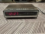 Vintage Spartus Alarm Clock Am Fm Radio Model 0107-61 Red Led Display-tested. Fixed Price $15.00.