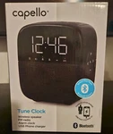 Capello CR60 Tune Clock Radio With Bluetooth Speaker - Black. Fixed Price $16.20.